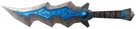 Monster - Sword, Horde Jagged Blue