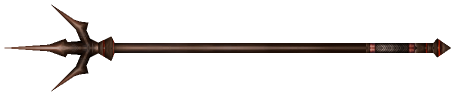 "Monster - Trident, Dark Ornate"